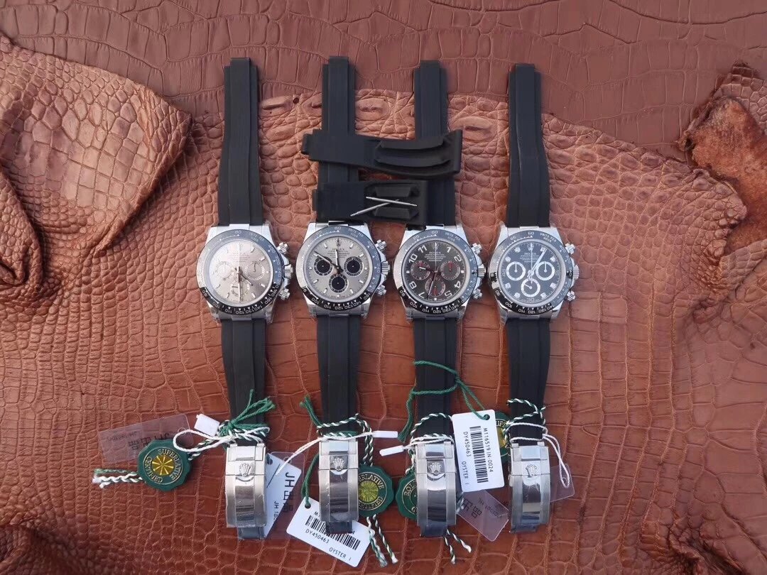 頂級復刻勞力士宇宙計時迪通拿4130機芯男士計時機械膠帶手錶￥5980