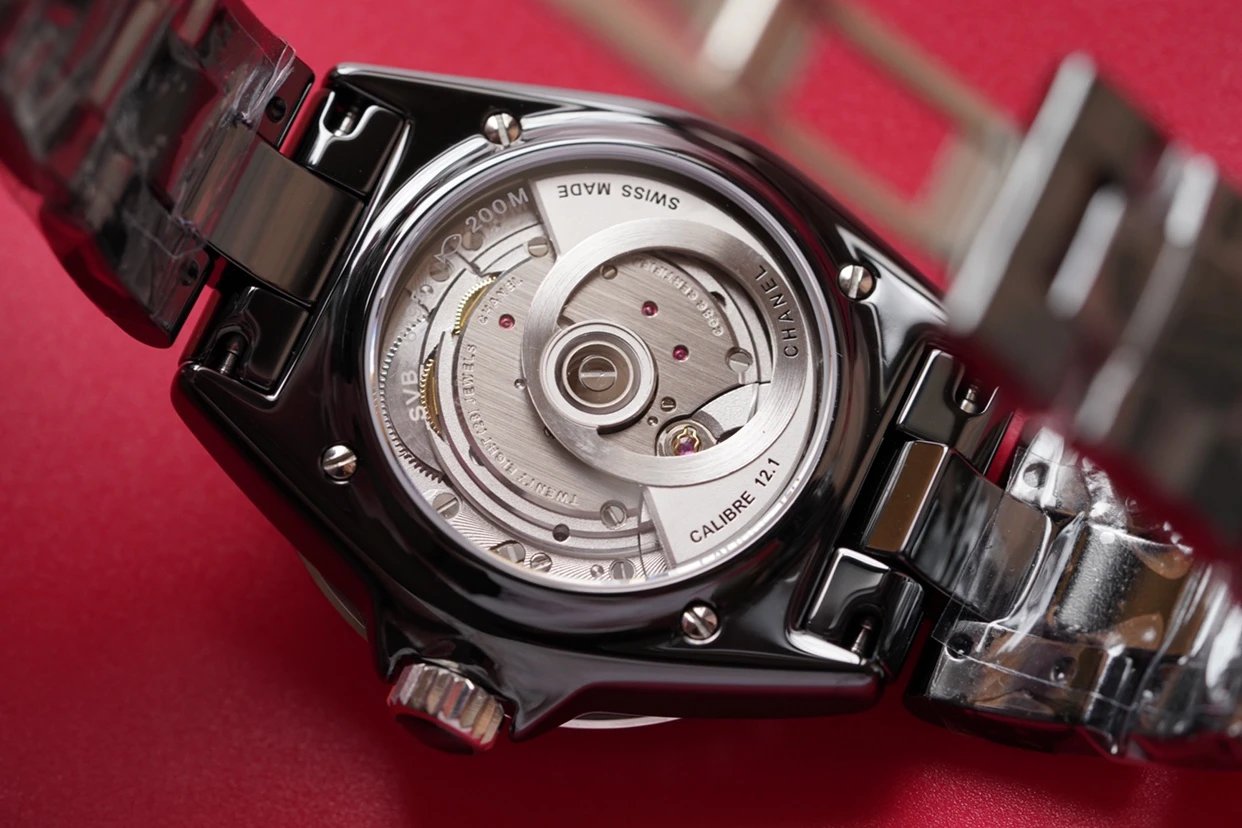復刻香奈兒全新J12黑色陶瓷H5702男士機械手錶￥4980-高仿江詩丹頓