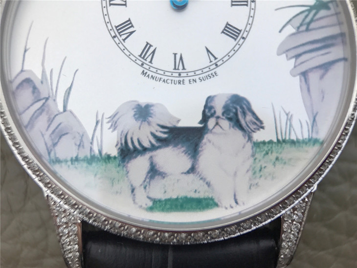 復刻 雅克德羅藝術工坊繫列j005013219男士腕錶V2版 狗年特產限量版￥4380-高仿雅克德羅