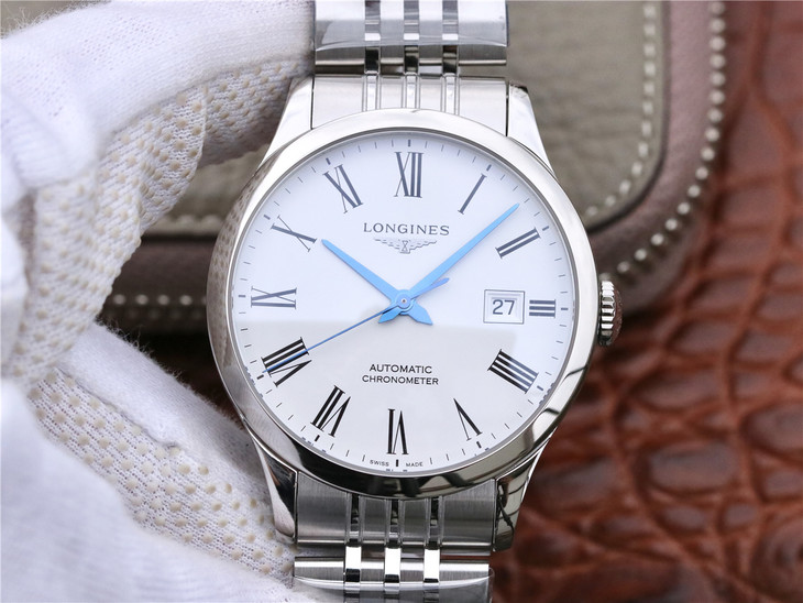 AF浪琴開創者繫列L2.821.4.11.6男士機械手錶 新款 頂級復刻錶水平￥4580元