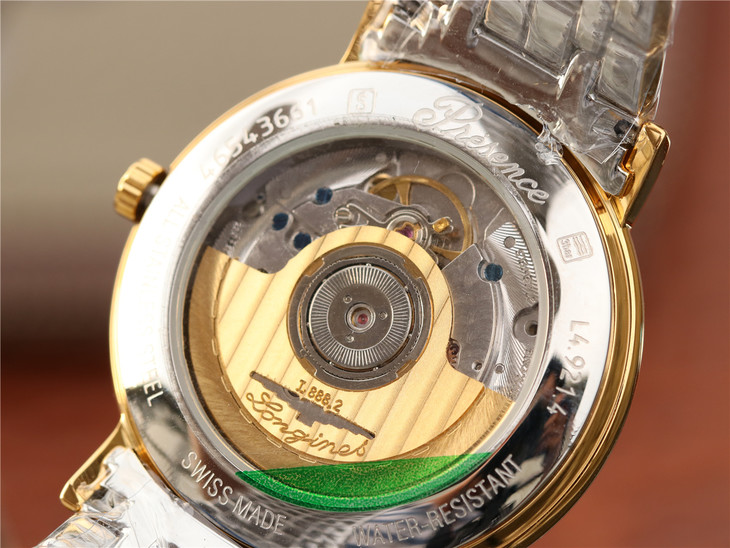 浪琴瑰麗繫列L4.921.2.12.7男士機械間金手錶 最新的一比一復刻版本闖專櫃無壓力￥4480元-高仿浪琴