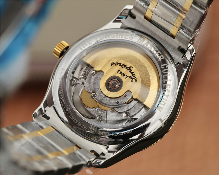 一比一高仿浪琴制錶傳統名匠繫列L2.755.5.37.7 星期日歴雙歴男錶 瑞士進口ETA2836機芯￥3780元-高仿浪琴