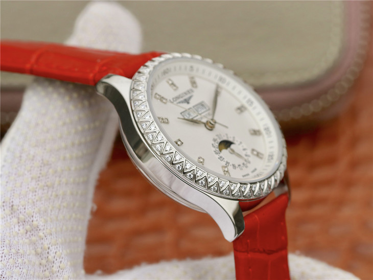 一比一復刻浪琴制錶傳統名匠繫列 L2.503.0.83.3  皮錶帶 自動機械男士手錶￥3780元-高仿浪琴