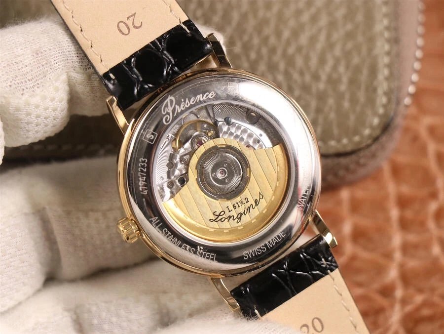 復刻一比一浪琴瑰麗繫列L4.921.2.11.2腕錶 男士自動機械手錶￥3780元-高仿浪琴