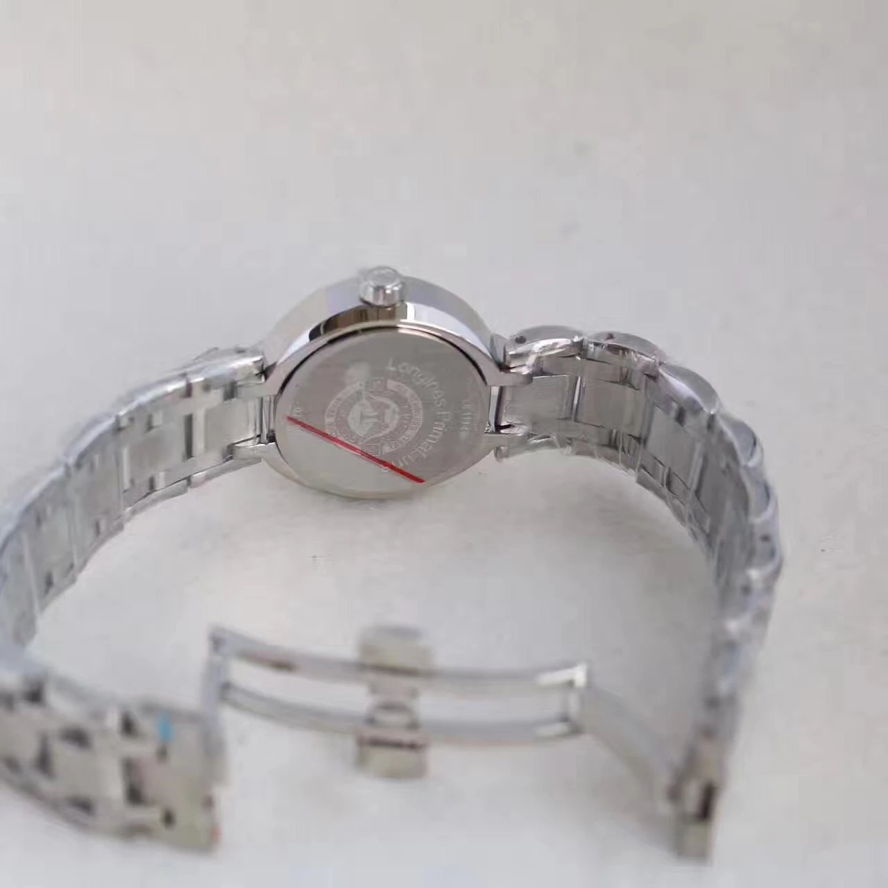 一比一復刻市場最高版本浪琴心月繫列女士機械錶 貝殼面￥3680元-高仿浪琴