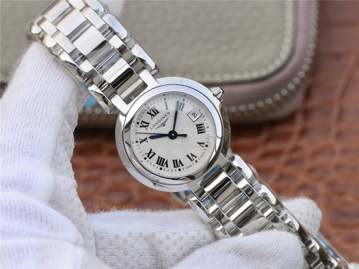 一比一復刻市場最高版本浪琴錶心月繫列石英機芯女士手錶 優雅而至￥3380元-高仿浪琴