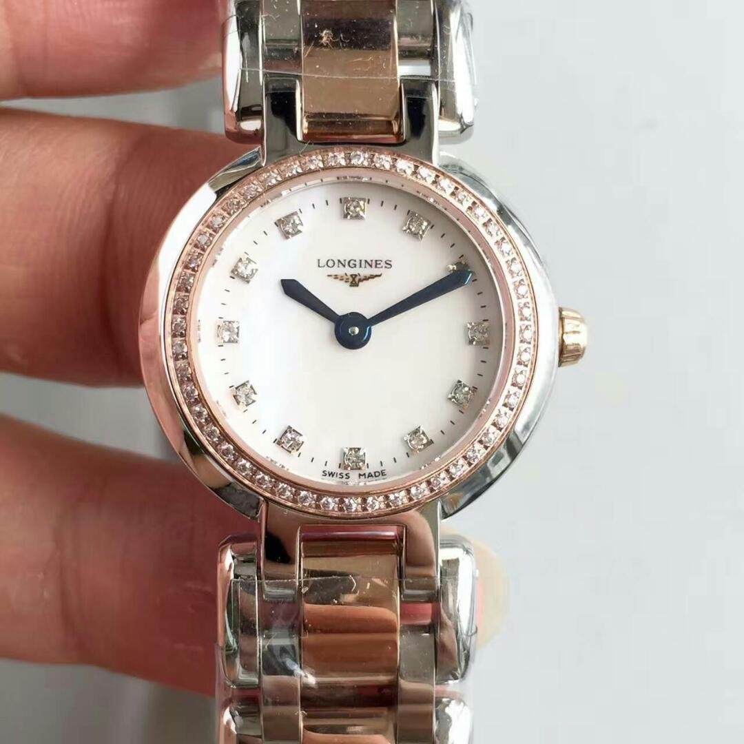 工廠最強復刻浪琴心月繫列石英女士手錶一比一開模市場最高版本￥3280元