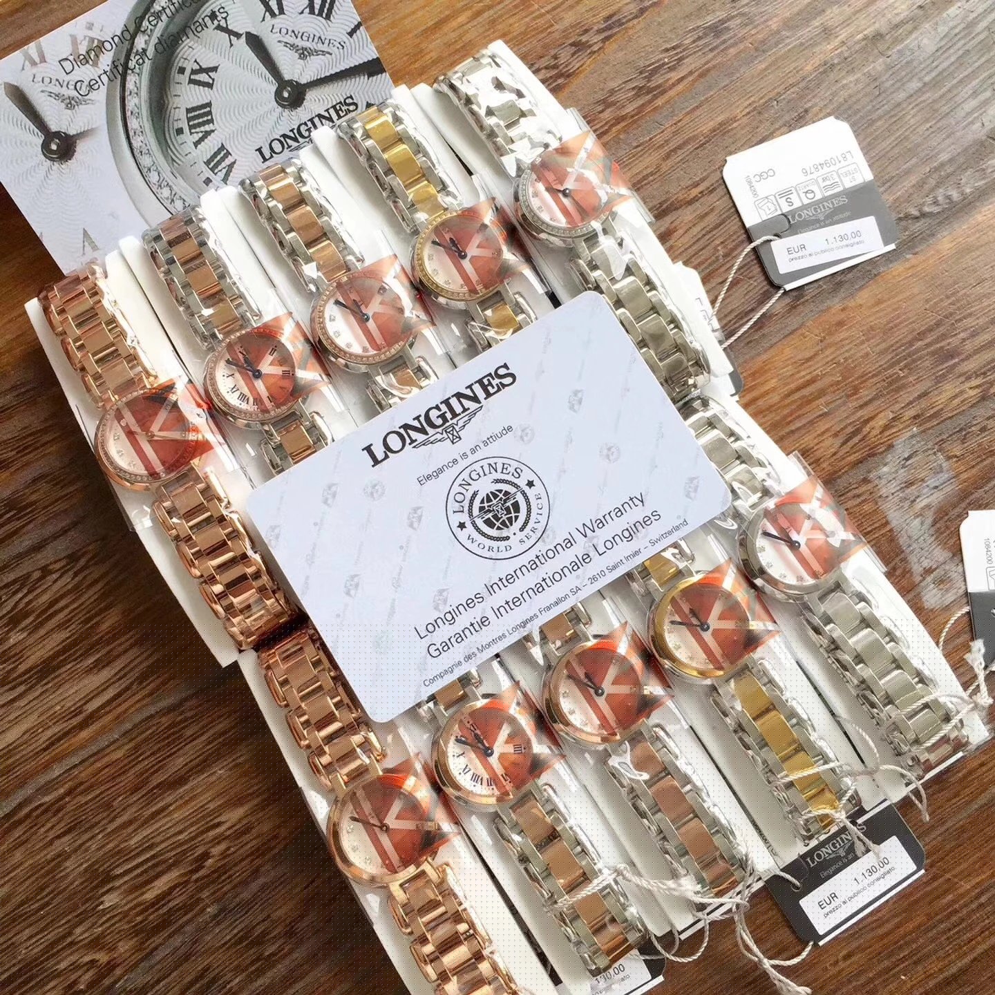 工廠最強復刻浪琴心月繫列石英女士手錶一比一開模市場最高版本￥3280元-高仿浪琴