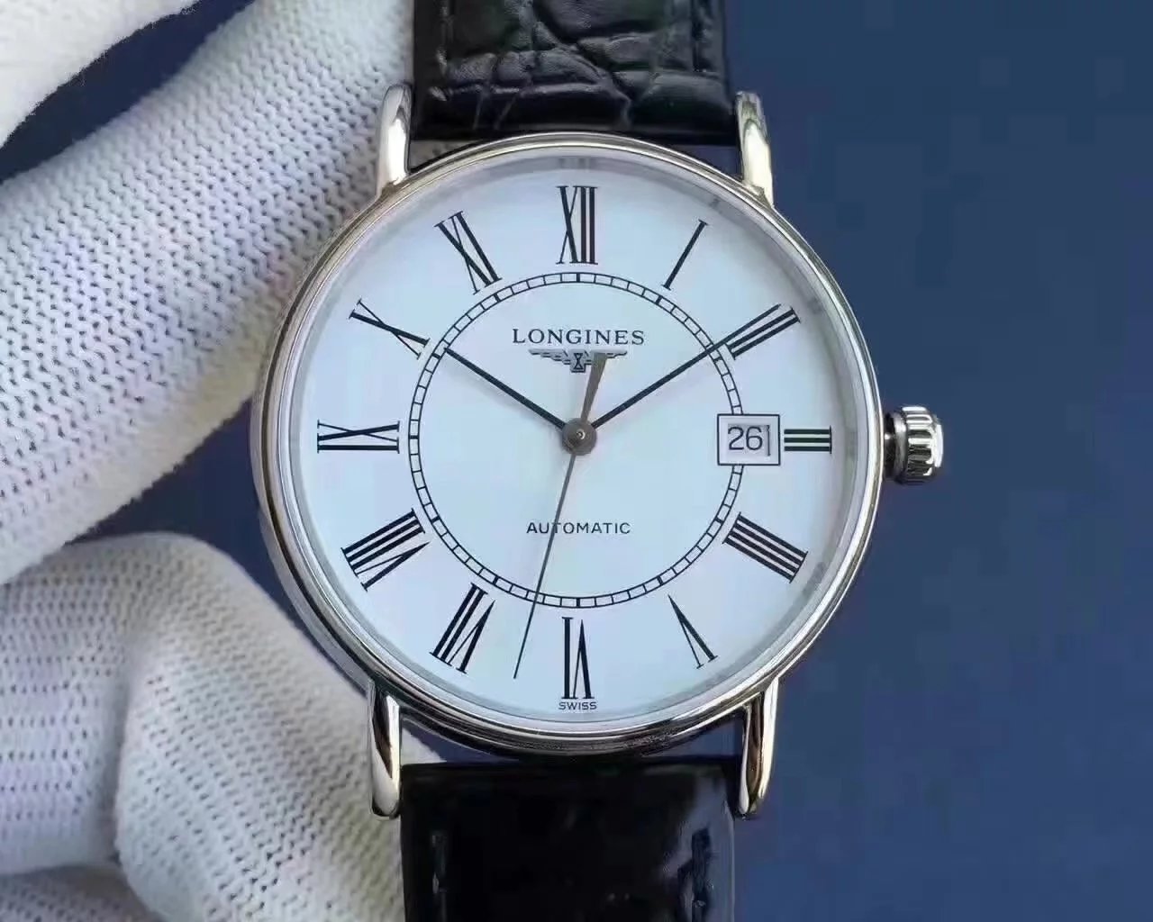 復刻一比一市場最高版本浪琴瑰麗繫列L4.921.4男士機械手錶￥3380元
