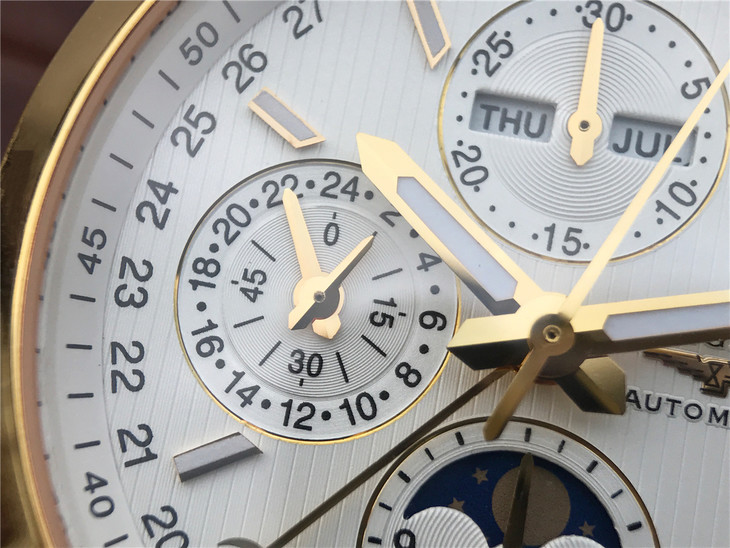 復刻浪琴制錶傳統繫列康鉑款多功能自動機械錶 同步7751機械機芯￥3980元-高仿浪琴