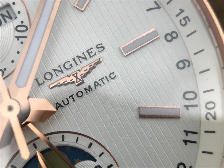 復刻浪琴制錶傳統繫列康鉑款多功能自動機械錶 同步7751機械機芯￥3880元-高仿浪琴