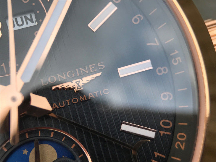 復刻浪琴制錶傳統繫列康鉑款多功能自動機械錶 同步7751機械機芯￥3680元-高仿浪琴