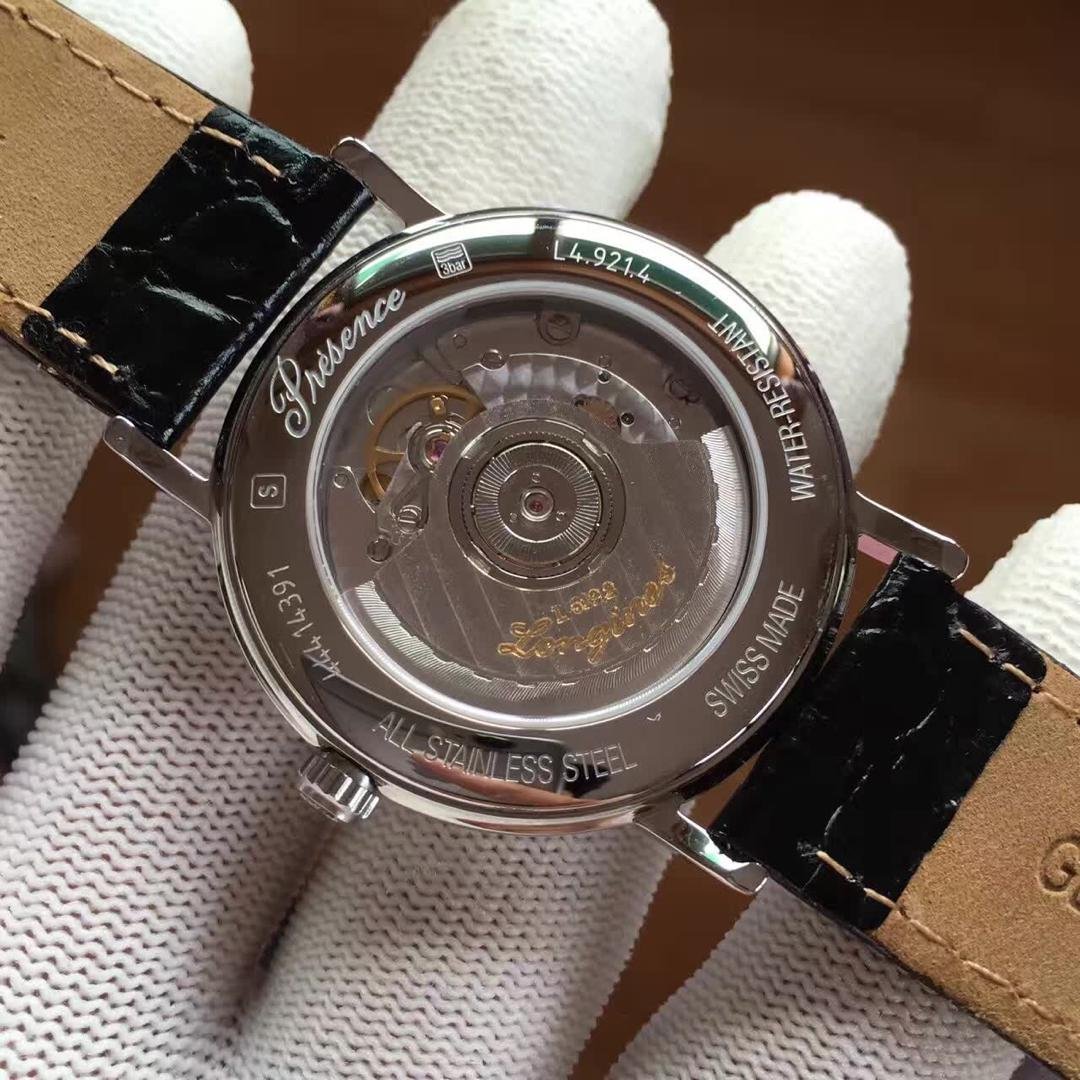 一比一浪琴瑰麗繫列正品頂級復刻版 超薄機械男錶￥3680元-高仿浪琴
