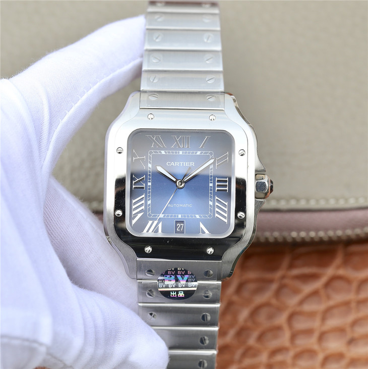 卡地亞新款山度士WSSA0013(大號) 精鋼錶帶 自動機械機芯 男士腕錶￥3880