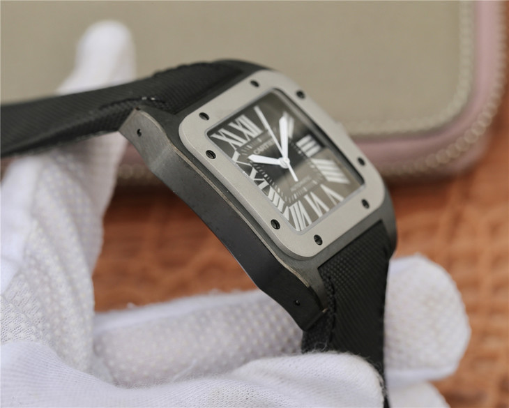 卡地亞山度士黑騎士 市面上最強頂級復刻山度士手錶￥3980-高仿卡地亞