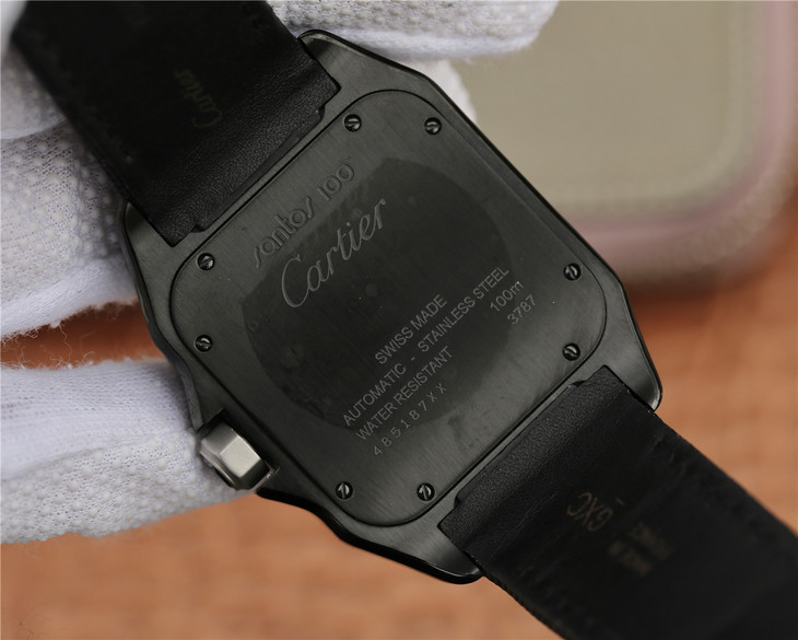 卡地亞山度士黑騎士 市面上最強頂級復刻山度士手錶￥3980-高仿卡地亞