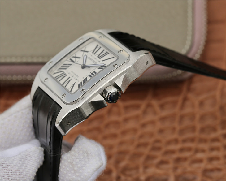 正品刻模卡地亞山度士黑騎士 市面上最強頂級復刻山度士手錶￥3880-高仿卡地亞