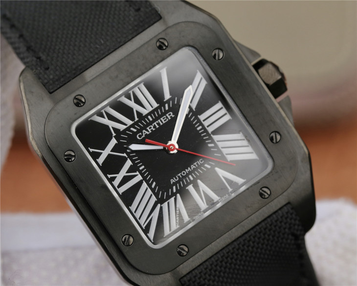 卡地亞山度士黑騎士 市面上最強頂級一比一復刻山度士手錶￥3780-高仿卡地亞