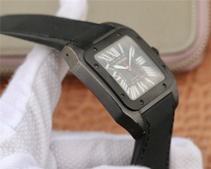 卡地亞山度士黑騎士 市面上最強頂級一比一復刻山度士手錶￥3780-高仿卡地亞