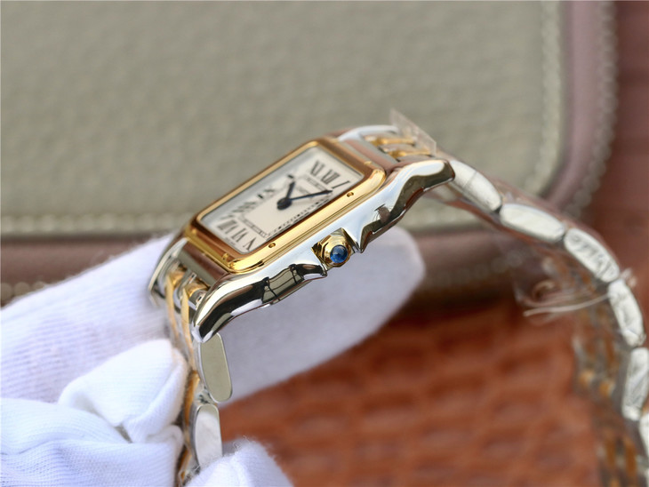 卡地亞獵豹W2PN0007 原裝開模 女士進口石英機芯手錶￥3580-高仿卡地亞