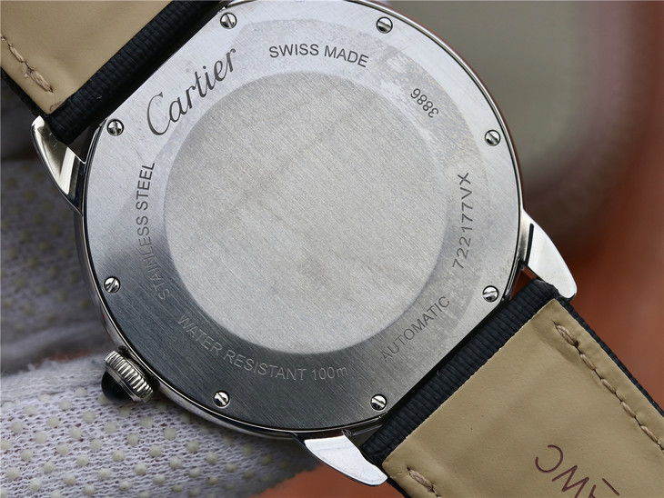 復刻卡地亞倫敦繫列 ，絹絲錶帶，自動機械機芯，男士腕錶￥3680-高仿卡地亞