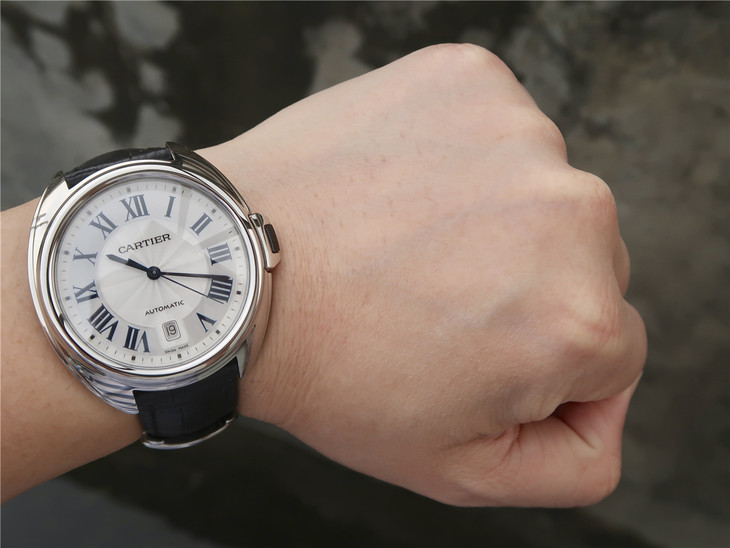 卡地亞復刻XF鑰匙升級v2版 也就是新款的藍氣球 皮帶錶 自動機械機芯 男士腕錶￥3580-高仿卡地亞