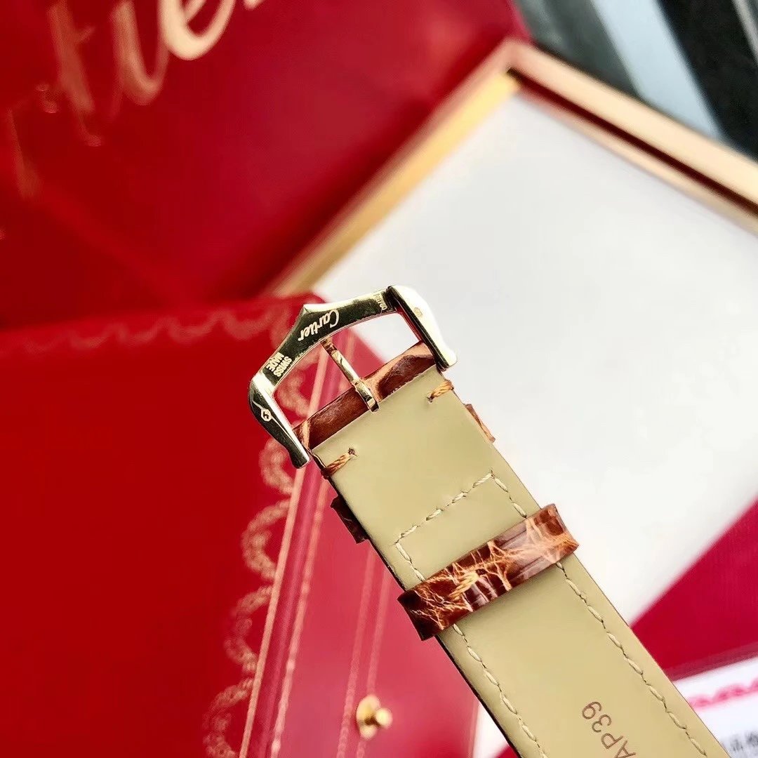卡地亞復刻CARTIER-Tank坦克繫列W1529756腕錶 瑞士石英機芯 女錶￥3580-高仿卡地亞
