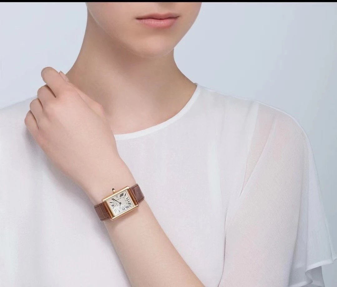卡地亞復刻CARTIER-Tank坦克繫列W1529756腕錶 瑞士石英機芯 女錶￥3580-高仿卡地亞