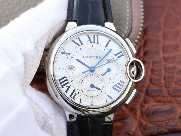 卡地亞藍氣球W6920078男士機械計時手錶正品刻模一比一復刻 44mm￥4680