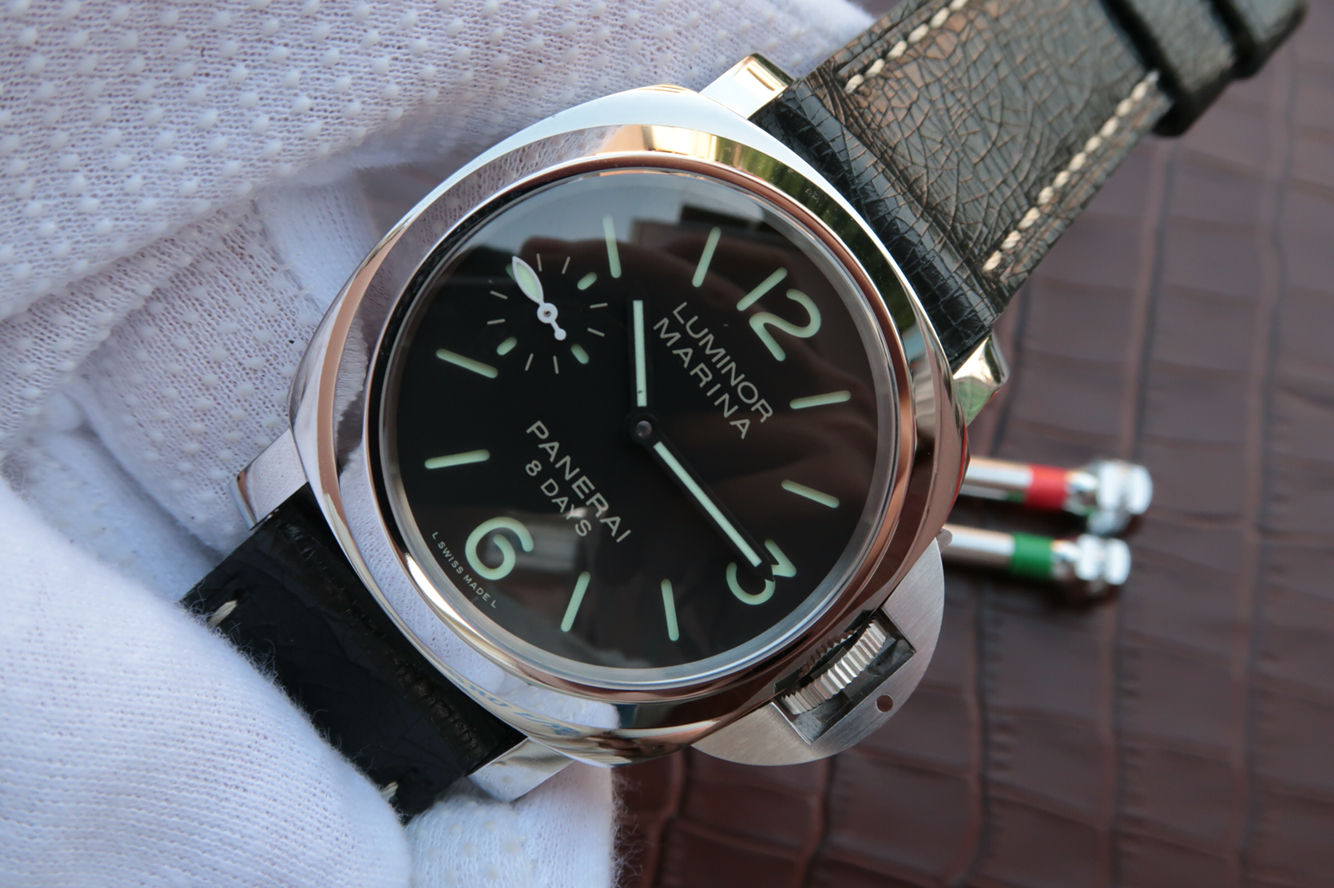 沛納海pam510 41號限量版錶帶 原裝一比一P5000機械機芯 男士腕錶￥3980-高仿沛納海