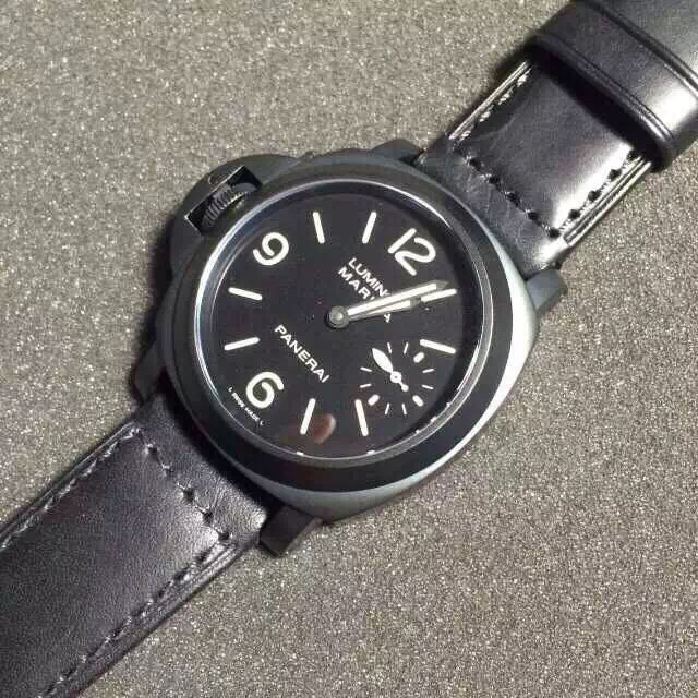 沛納海PAM026 繫列 限量珍藏款男士手動機械手錶 牛皮帶錶￥3980-高仿沛納海