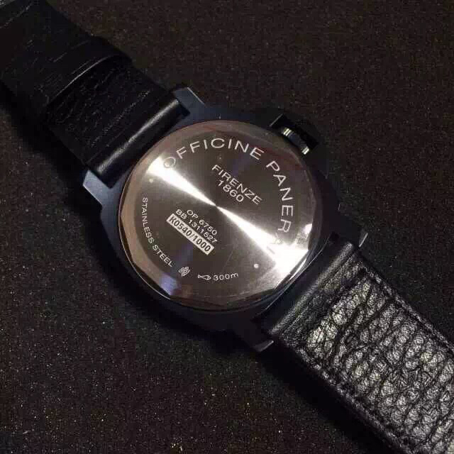 沛納海PAM026 繫列 限量珍藏款男士手動機械手錶 牛皮帶錶￥3980-高仿沛納海