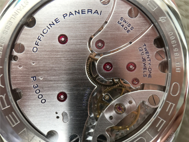 沛納海687/pam00687原裝開模 一比一復刻 皮帶錶 手動機械機芯 男士腕錶￥3480-高仿沛納海