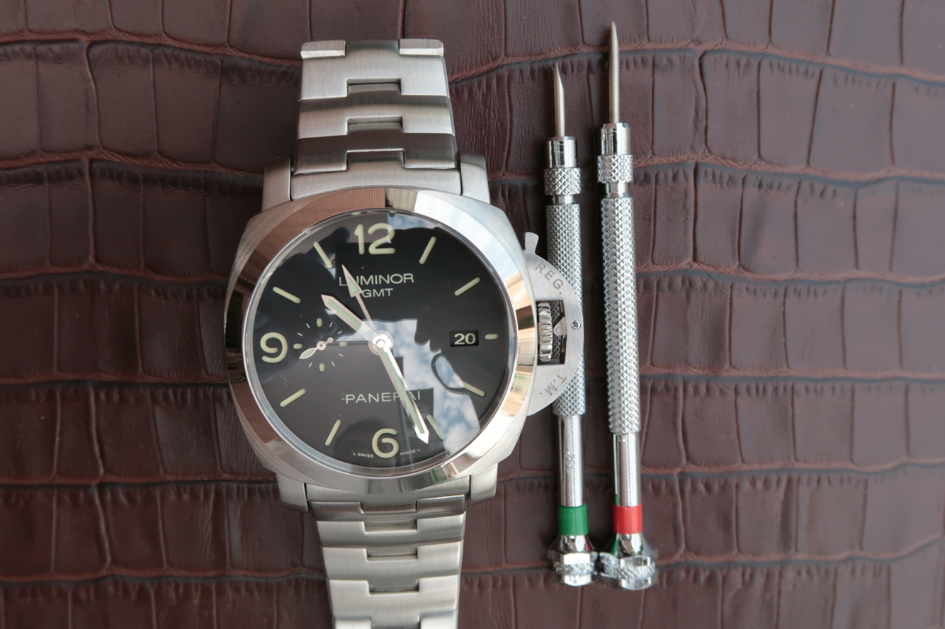 沛納海PAM329 鋼精錶帶 P.9001自動機械 男士腕錶￥3980-高仿沛納海