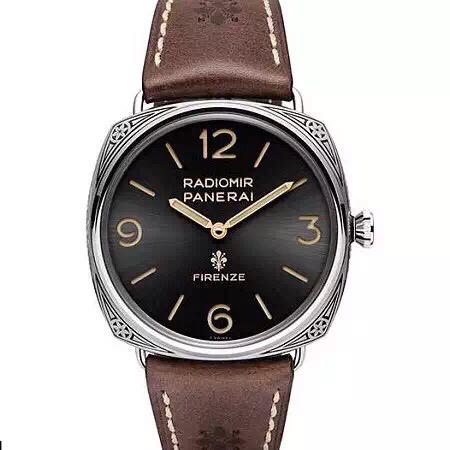 沛納海PAM672藍寶石版 繫列RADIOMIR 皮帶錶 P3000手動機械 男士腕錶￥3480