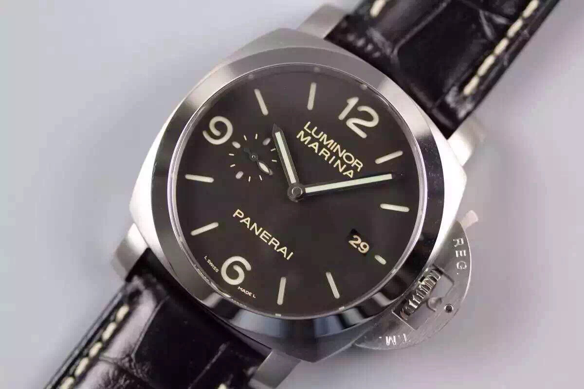 沛納海PAM392 牛皮錶帶 P.9000自動機械 男士腕錶￥3980