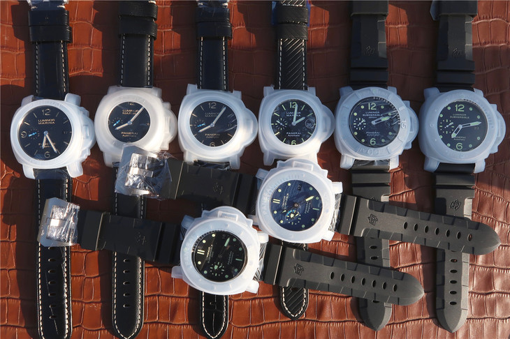 沛納海PAM571 橡膠錶帶 P9000自動機械 男士腕錶￥3980-高仿沛納海
