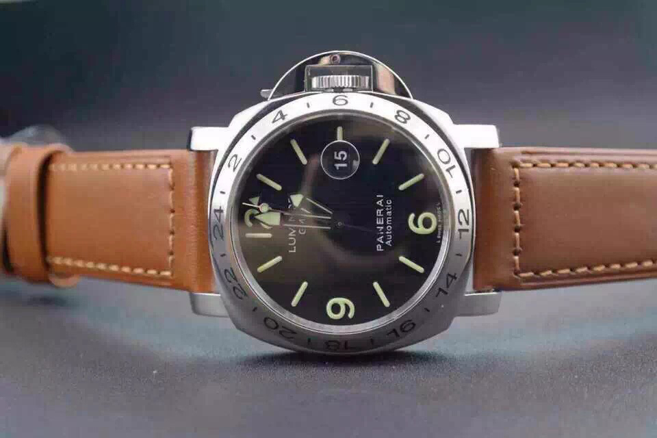沛納海PAM029 繫列 限量珍藏款 牛皮錶帶 ASIA7750自動機械機芯 男士腕錶￥3480-高仿沛納海