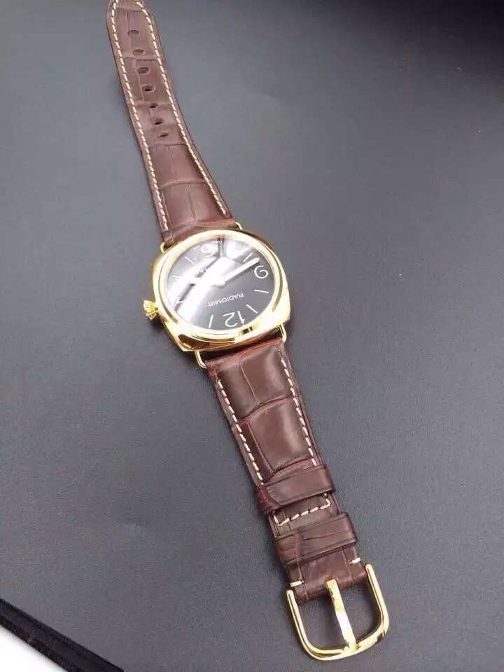 沛納海PAM231 繫列 LUMINOR 牛皮錶帶 ASIA6497手動機械 男士腕錶￥3480-高仿沛納海