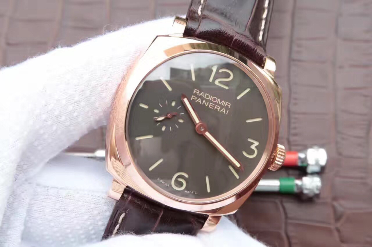 沛納海pam513 牛皮帶錶 手動機械機芯 男士腕錶￥3980-高仿沛納海