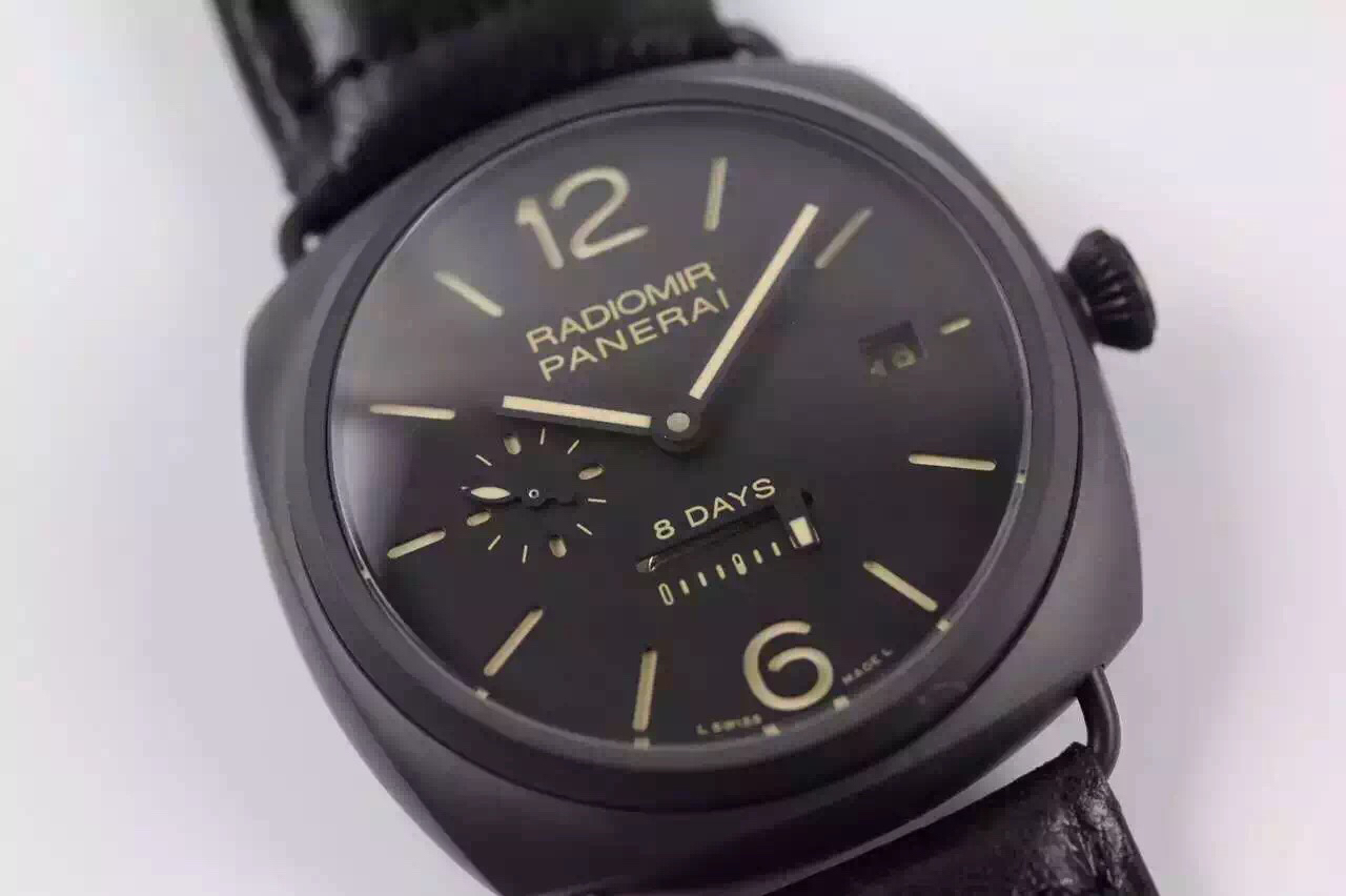沛納海PAM 384 牛皮錶帶 手動機械機芯 男士腕錶￥3980