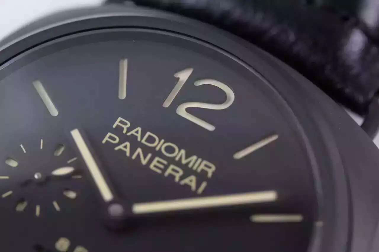 沛納海PAM 384 牛皮錶帶 手動機械機芯 男士腕錶￥3980-高仿沛納海