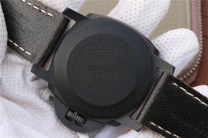 沛納海508 V2升級版 皮帶錶 同步正品機芯男士手錶￥3980-高仿沛納海