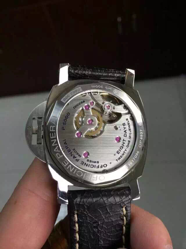 沛納海PAM561 牛皮錶帶 P5000手動機械 男士腕錶￥3480-高仿沛納海
