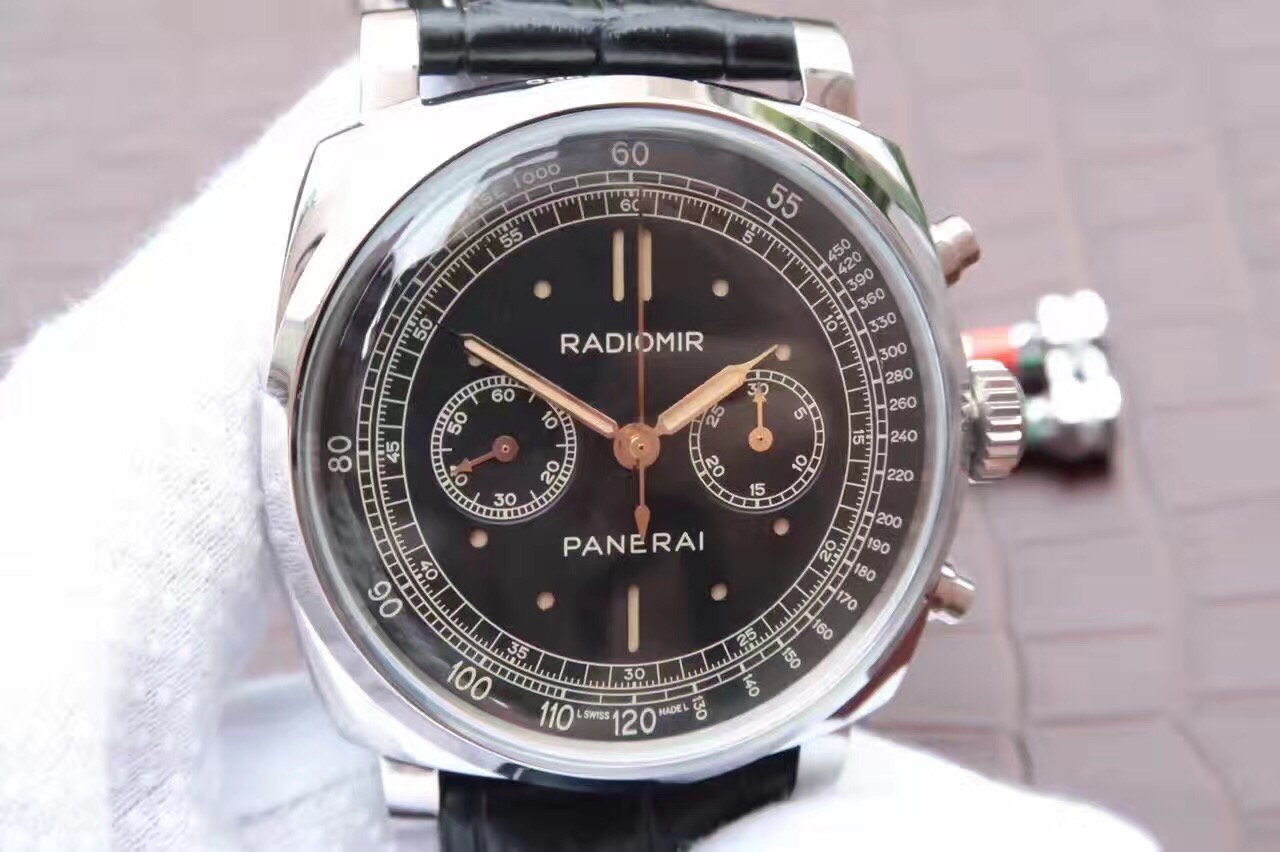 沛納海pam518 牛皮錶帶 7750手動上鏈機芯 男士腕錶￥4280-高仿沛納海