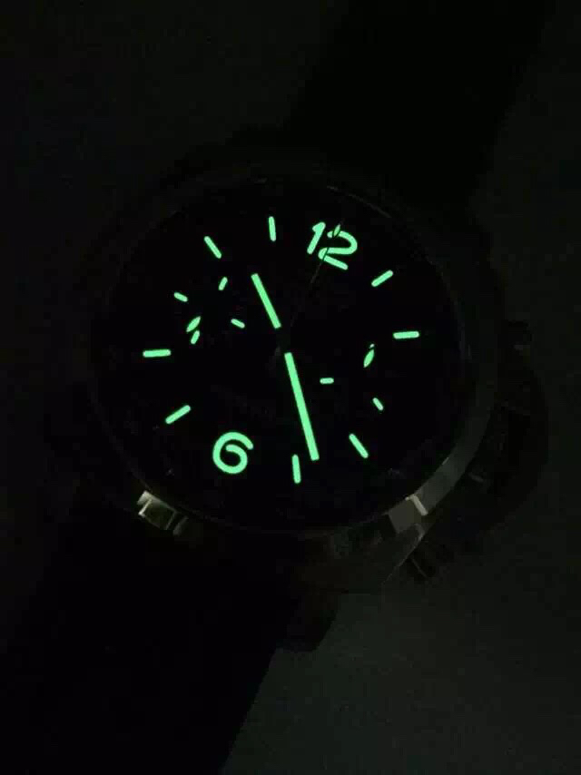沛納海PAM253 橡膠錶帶 ASIA7750自動機械 男士腕錶￥4280-高仿沛納海