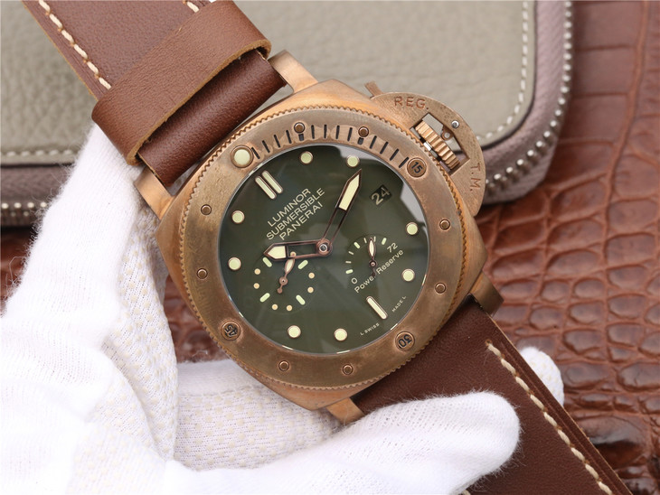 沛納海PAM507男士機械手錶 五點位置動能顯示￥3980-高仿沛納海
