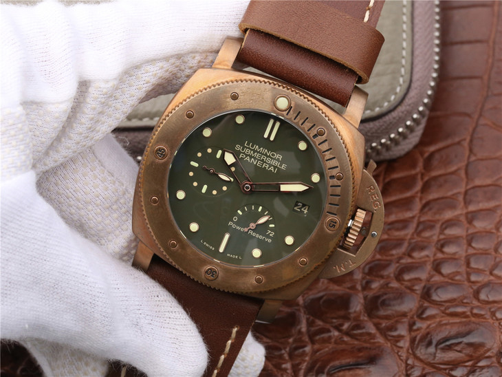 沛納海PAM507男士機械手錶 五點位置動能顯示￥3980-高仿沛納海