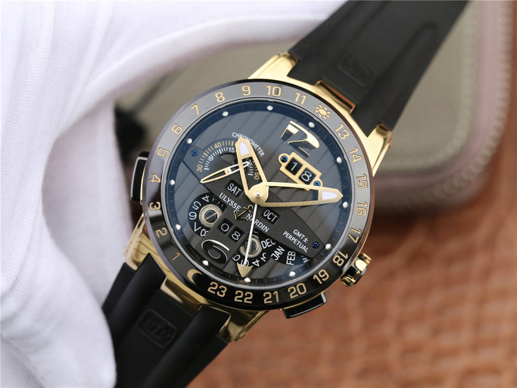 雅典鎏金藍復刻版 TW廠雅典航海世家 El Toro/Black Toro萬年歴腕錶￥3980-高仿雅典