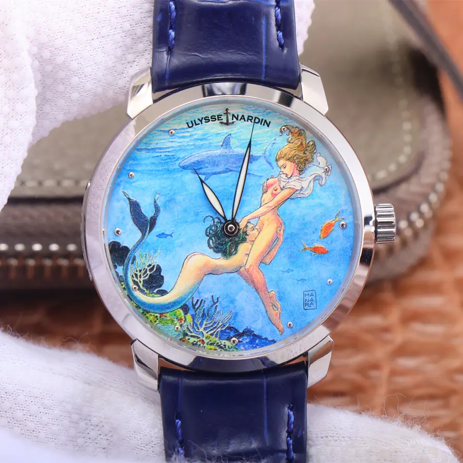 雅典鎏金復刻手錶哪個廠出品做的好 FK廠出品雅典鎏金 3203-136LE-2 美人魚￥3180